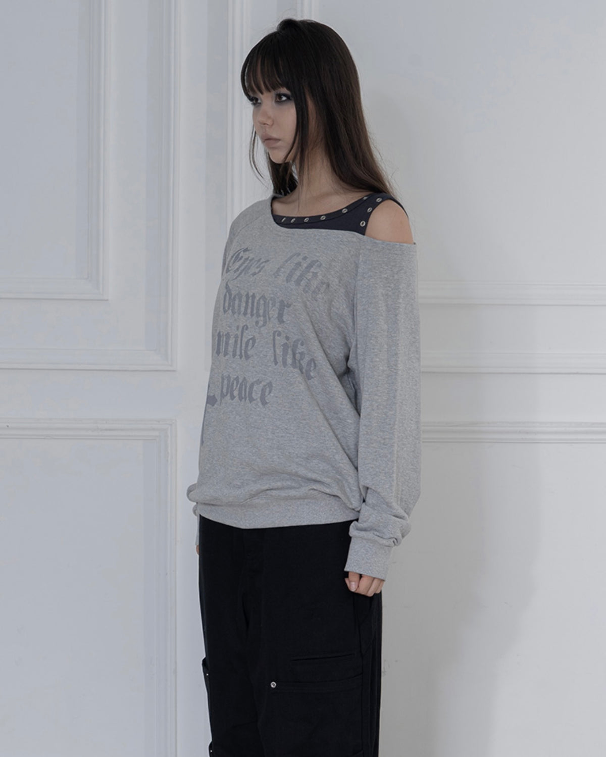 【FANCY CLUB】ROSARY NOIRER SWEATSHIRT