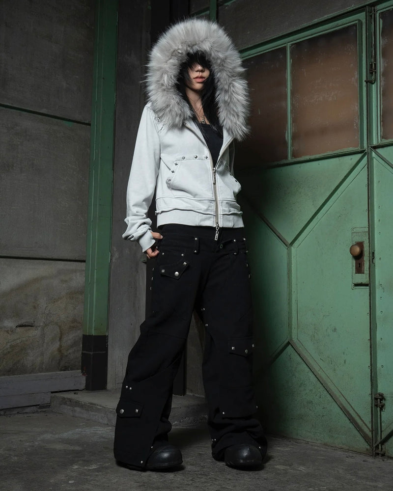 【TYPE SHADE】SAGGING STUDS W WEST DENIM