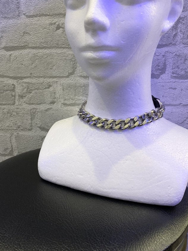 受注制【Never mind the XU】belt chain choker