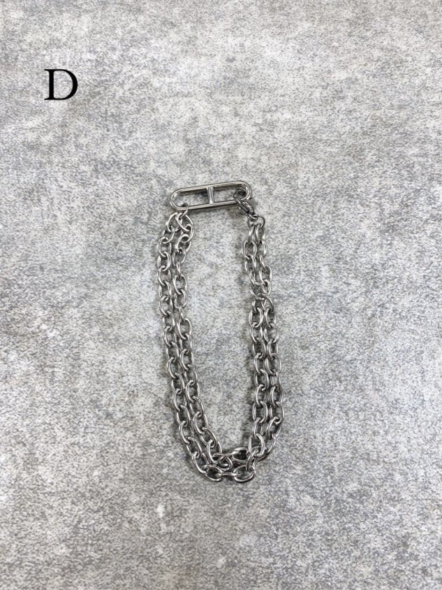 受注制【Chikashitsu +】layered silver bracelet