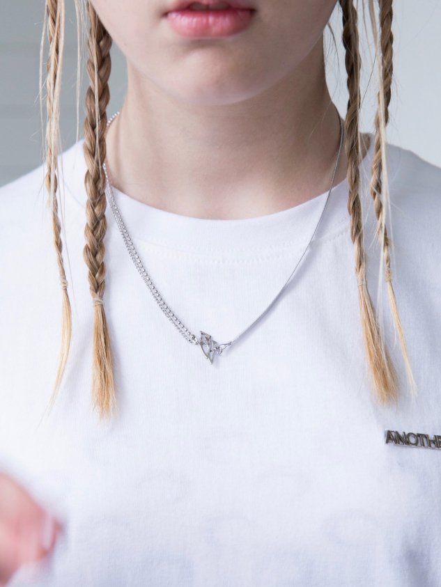 【ANOTHERYOUTH】mix chain necklace