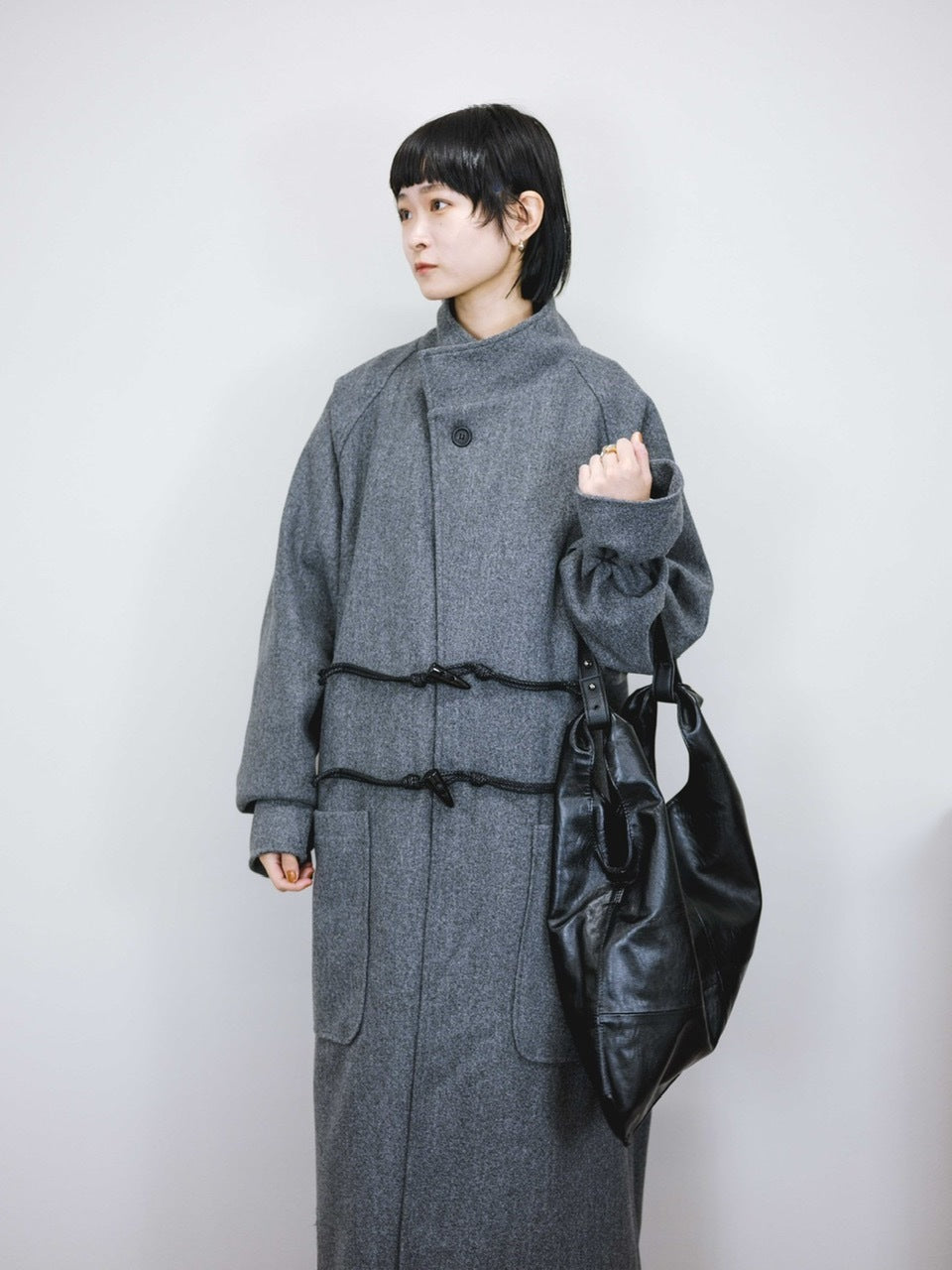 受注制【Chikashitsu +】2way leather bag