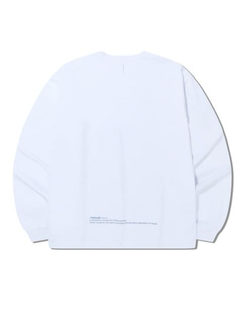 【NOMANUAL】SQR GRAPHIC LONG SLEEVE TEE