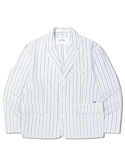 【NOMANUAL】THREE BUTTON SEERSUCKER JACKET