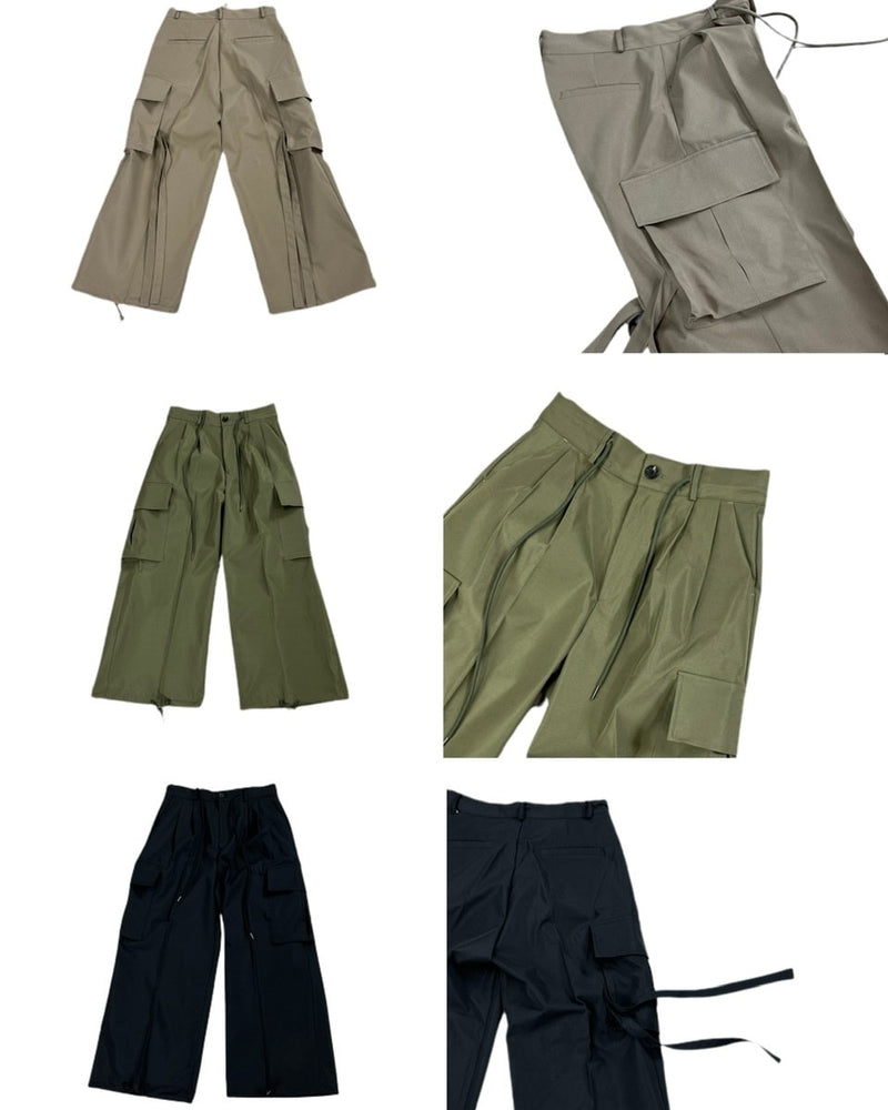 受注制【Chikashitsu +】cargo slacks pants (3color)