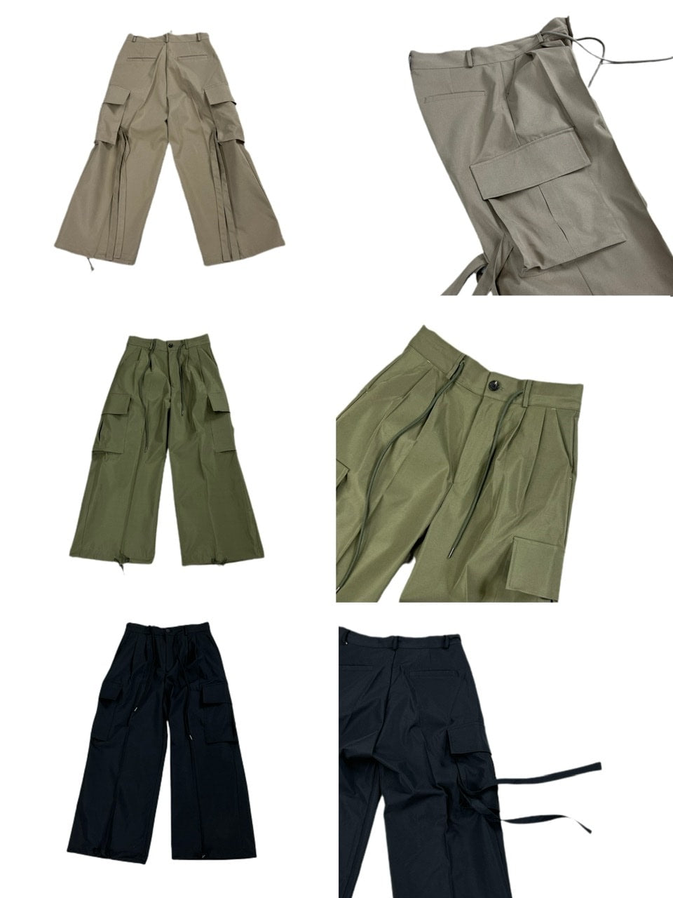 受注制【Chikashitsu +】cargo slacks pants (3color)