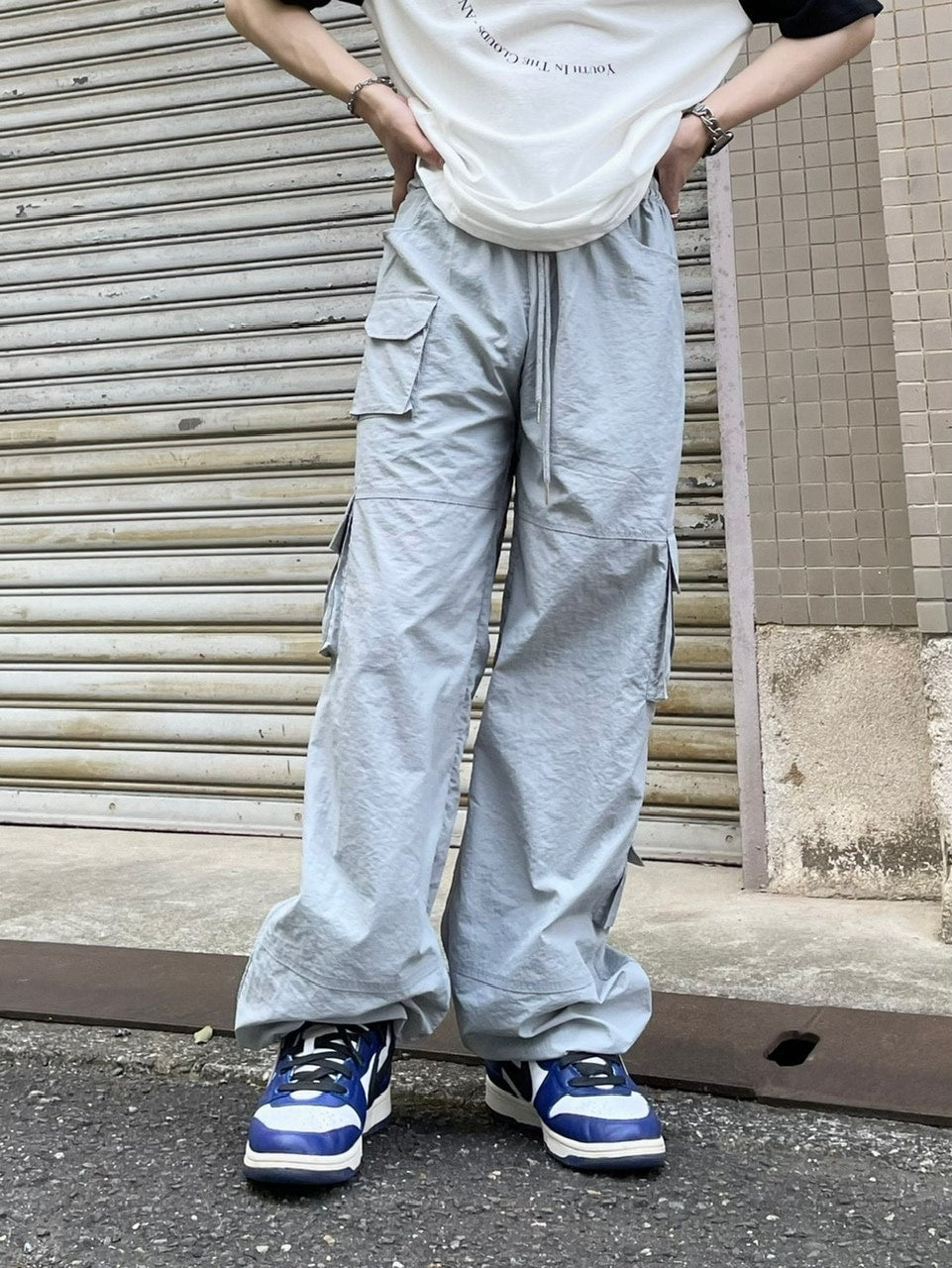 受注制【Chikashitsu +】4 pocket cargo pants (2color)
