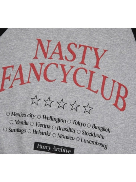 【FANCY CLUB】HELLO WORLD CROP SWEATSHIRT