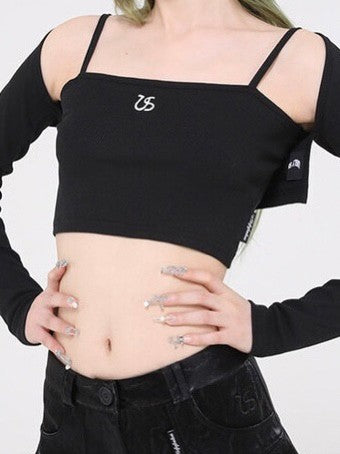 【Ugly shadow】DAILY CROP CARDIGAN