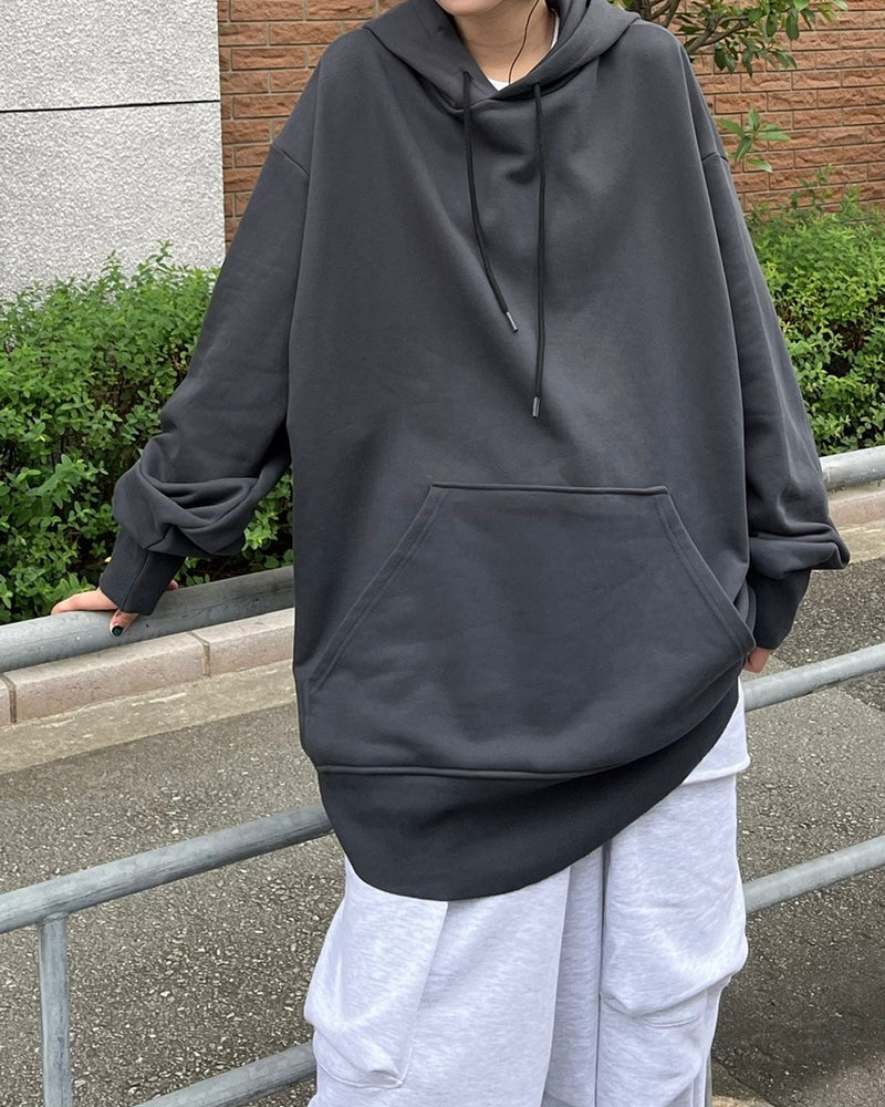 受注制【Chikashitsu +】oversized hoodie (2color)