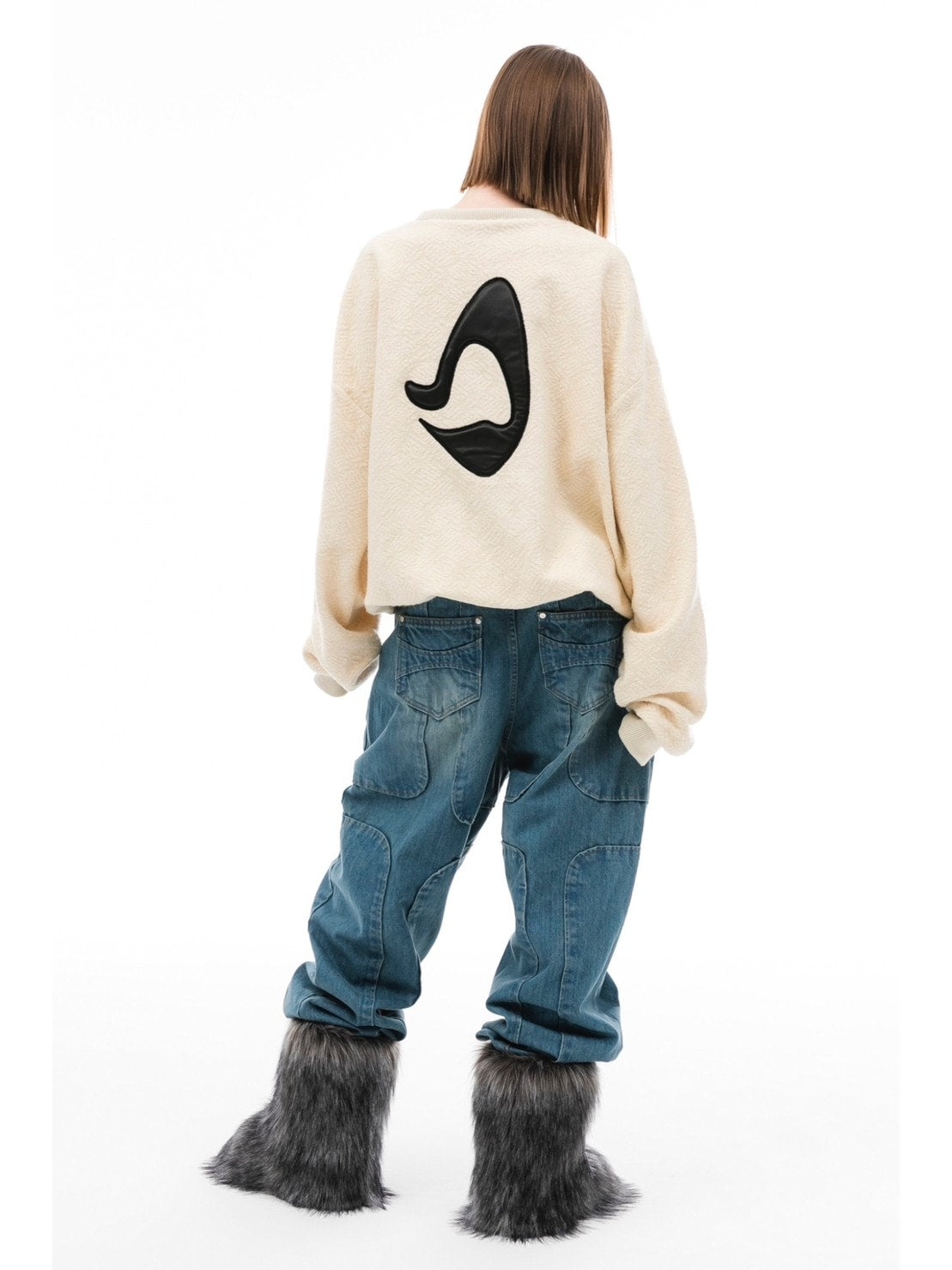 【ANOTHERYOUTH】panel jeans