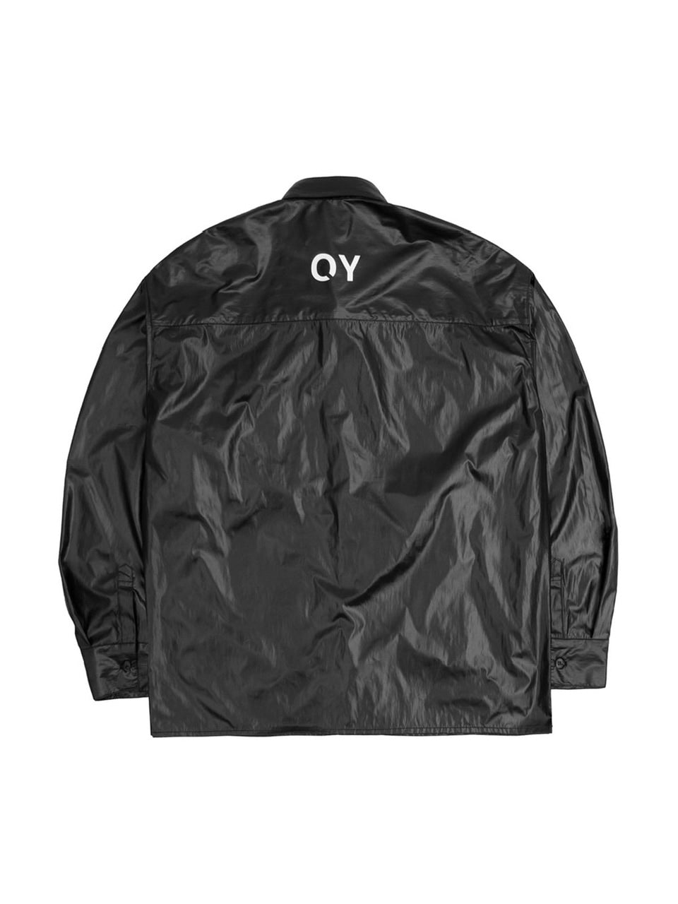 【OY】LAYERED PANEL LOGO SHIRTS