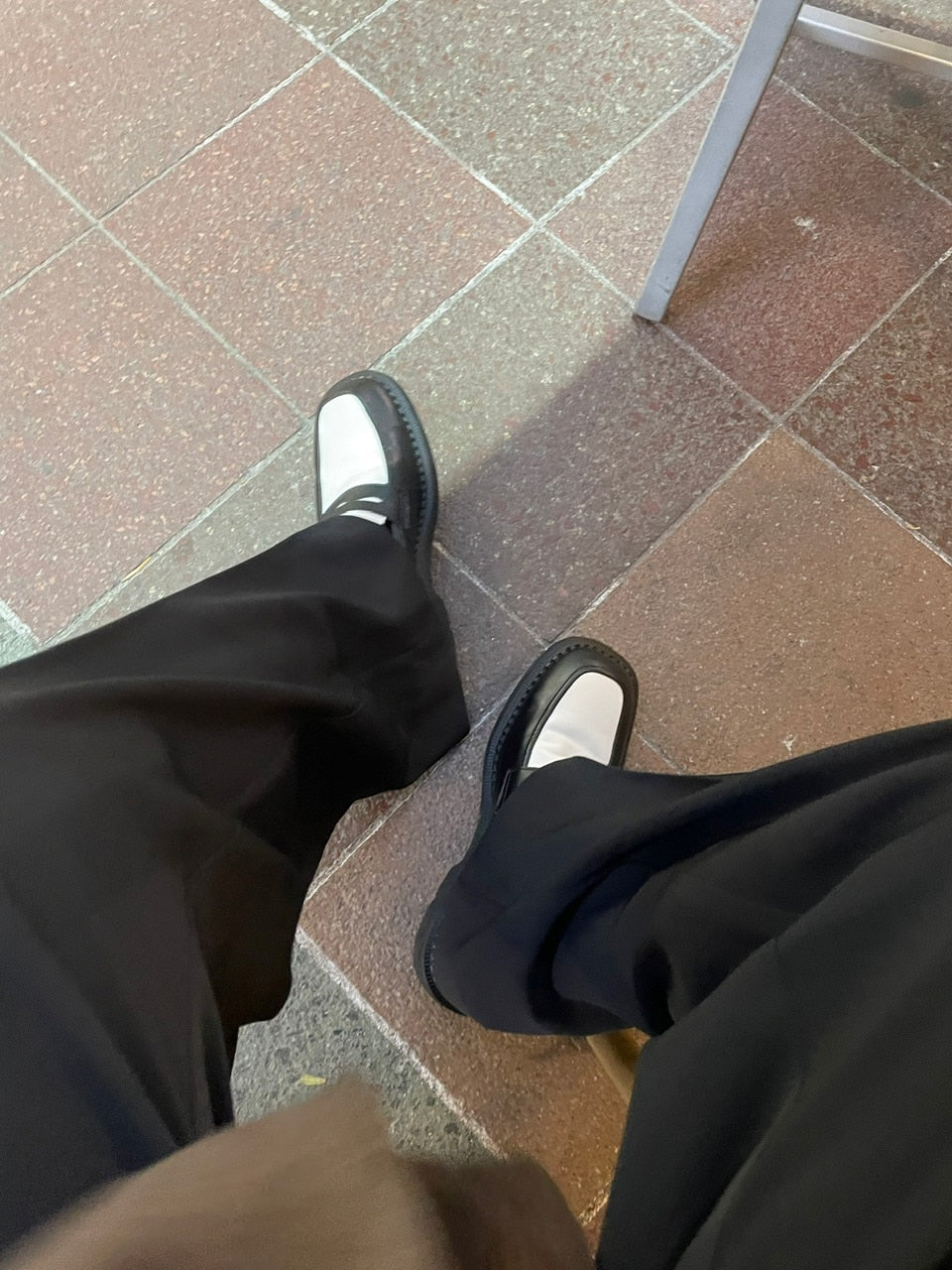 受注制【RENOL】bi-color loafer