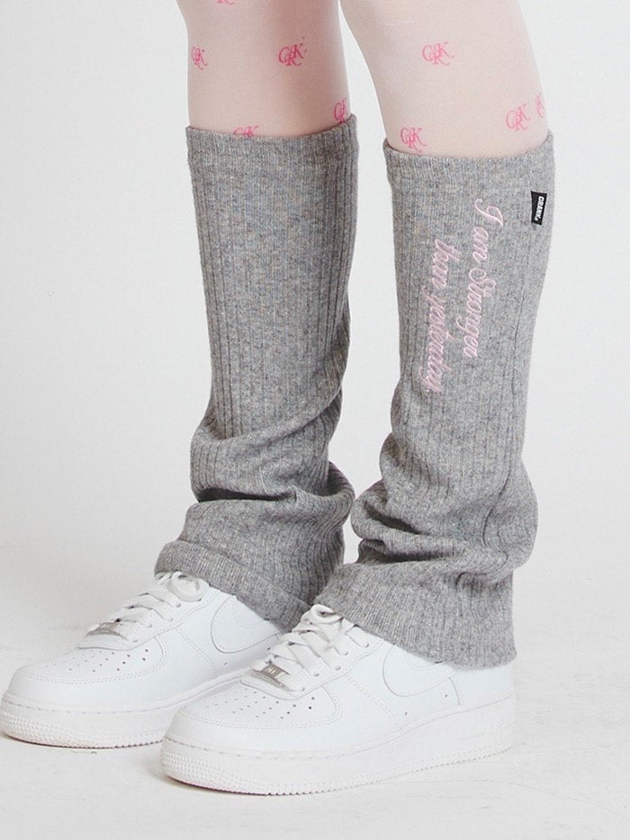 【CRANK】LETTERING LEG WARMER