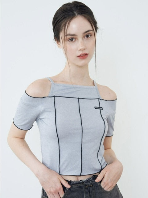 【FANCY CLUB】CUT-OUT OFF SHOURDER