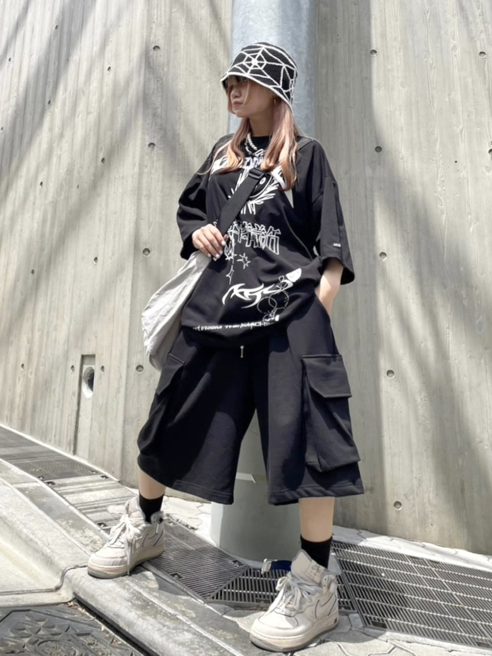 受注制【Never mind the XU】big pocket sweat shorts (4color)