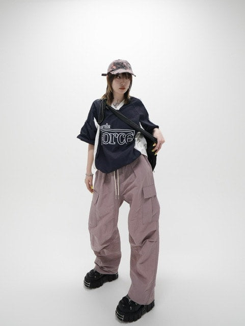 受注制【Never mind the XU】FORCE nylon tee (3color)