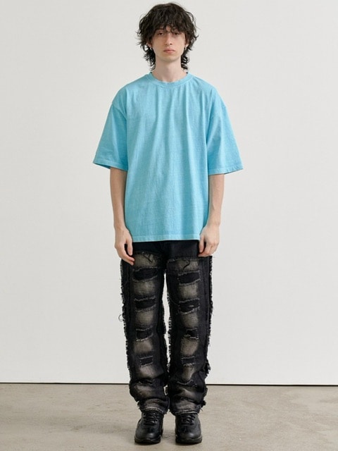 【RE:ON STUDIO】REON BACK LOGO PIGMENT T-SHIRT