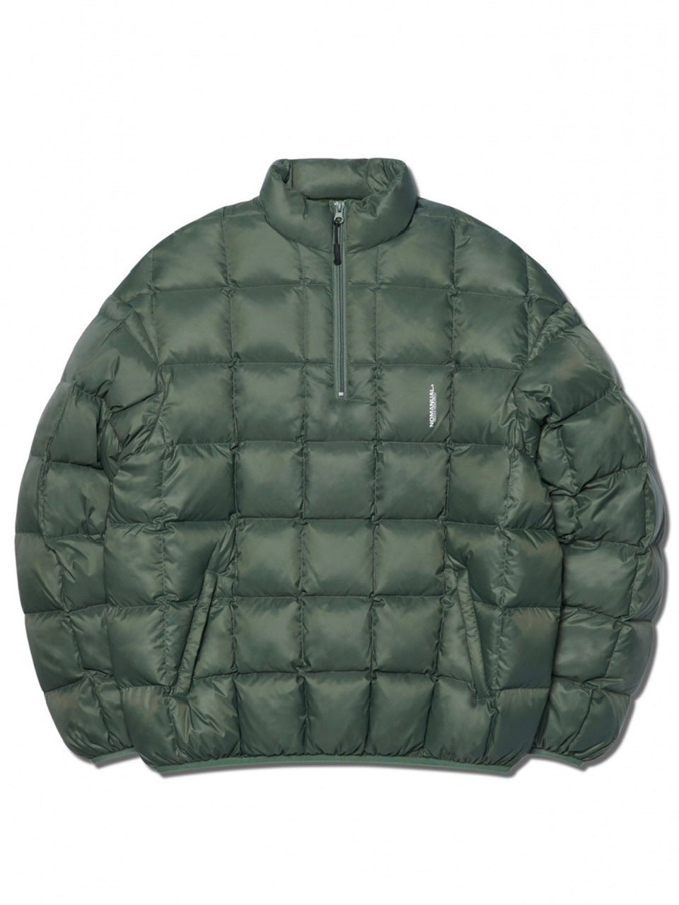 【NOMANUAL】SQR PADDED HALF ZIP-UP JACKET
