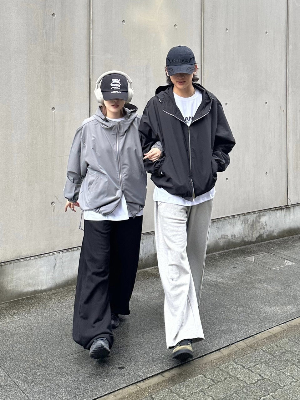 受注制【Chikashitsu +】unisex cropped hooded blouson (3color) / 【チカシツプラス】ユニセックスクロップドフード長袖ブルゾン