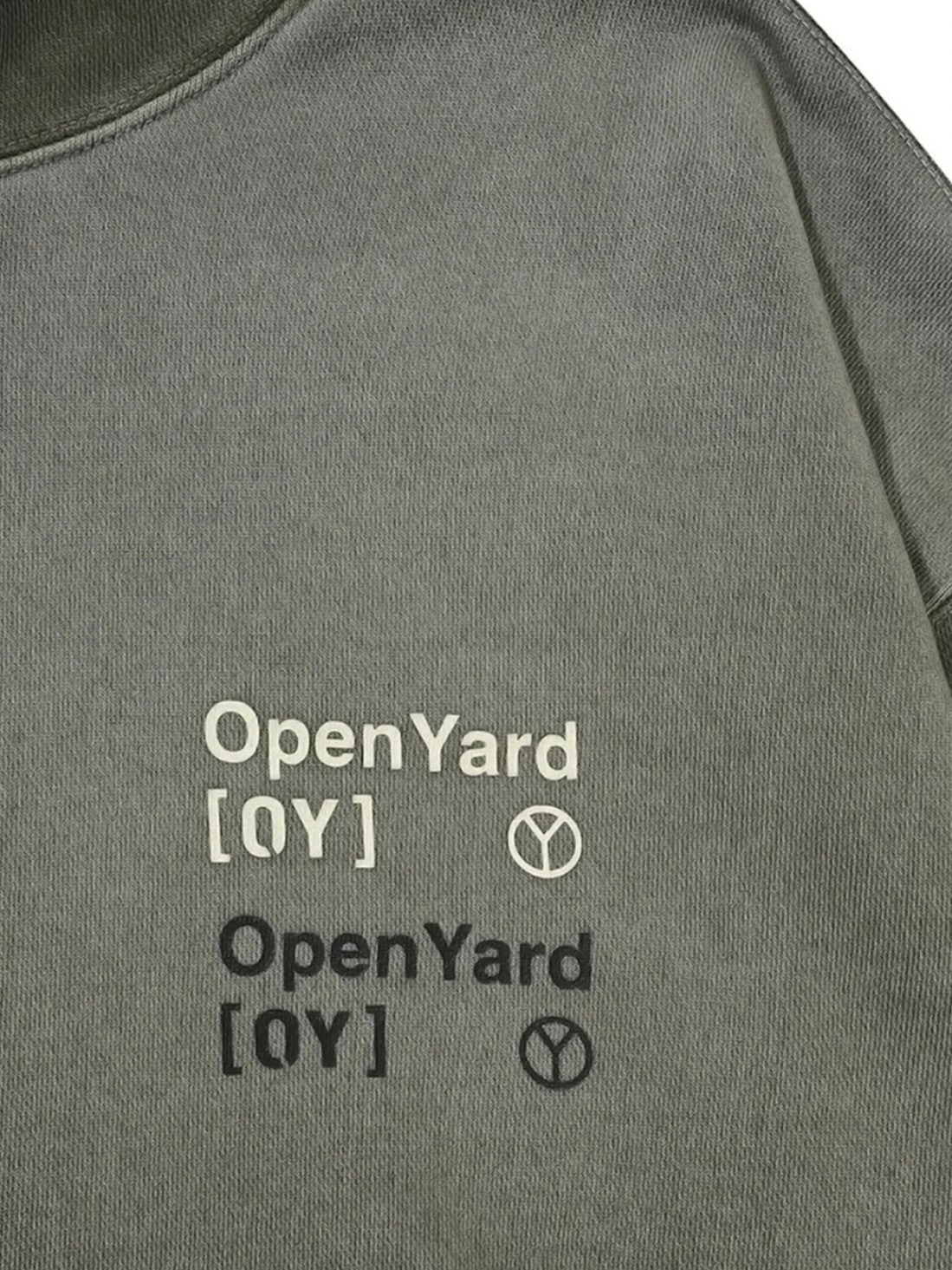 【OY】PIGMENT TYPO HOODIE