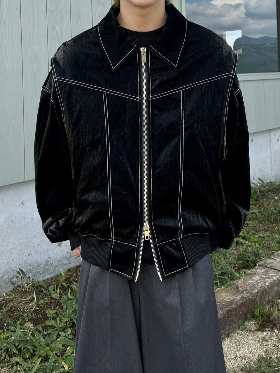 受注制【RENOL】viper leather jacket (3color)