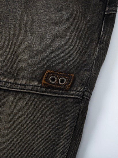 【THECOLDESTMOMENT】TCM block denim pants