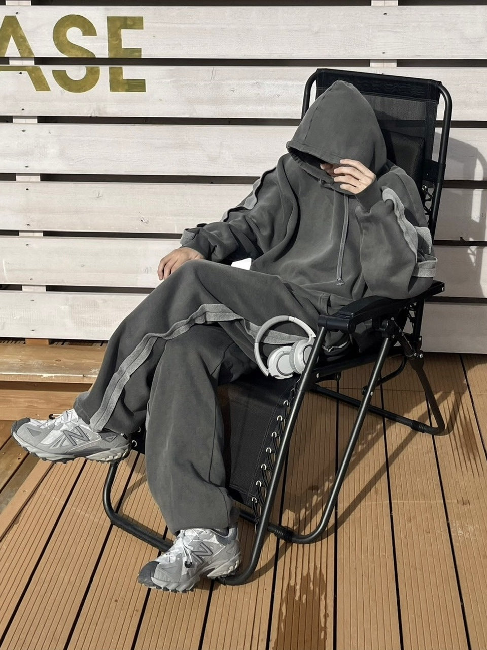 【youll】set up pigment sweat hoodie (2color)