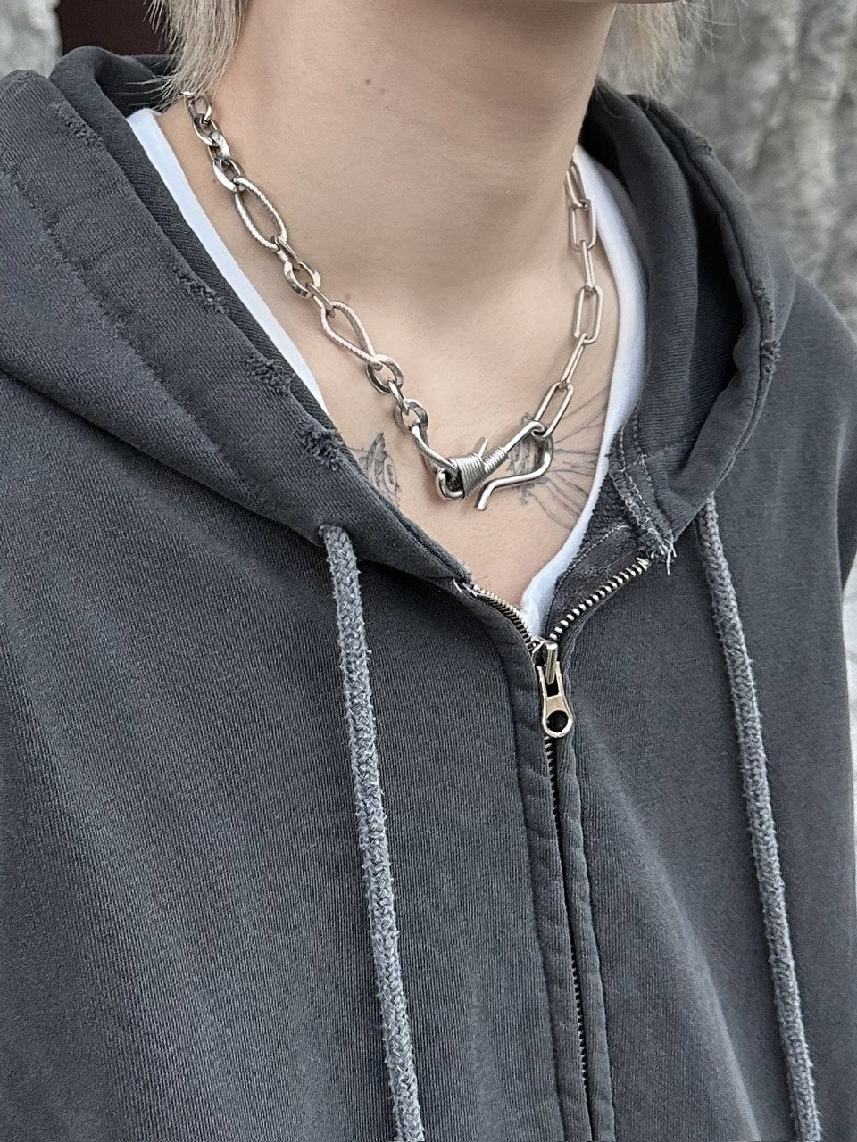 大阪店WEB限定【Chikashitsu +】original necklace