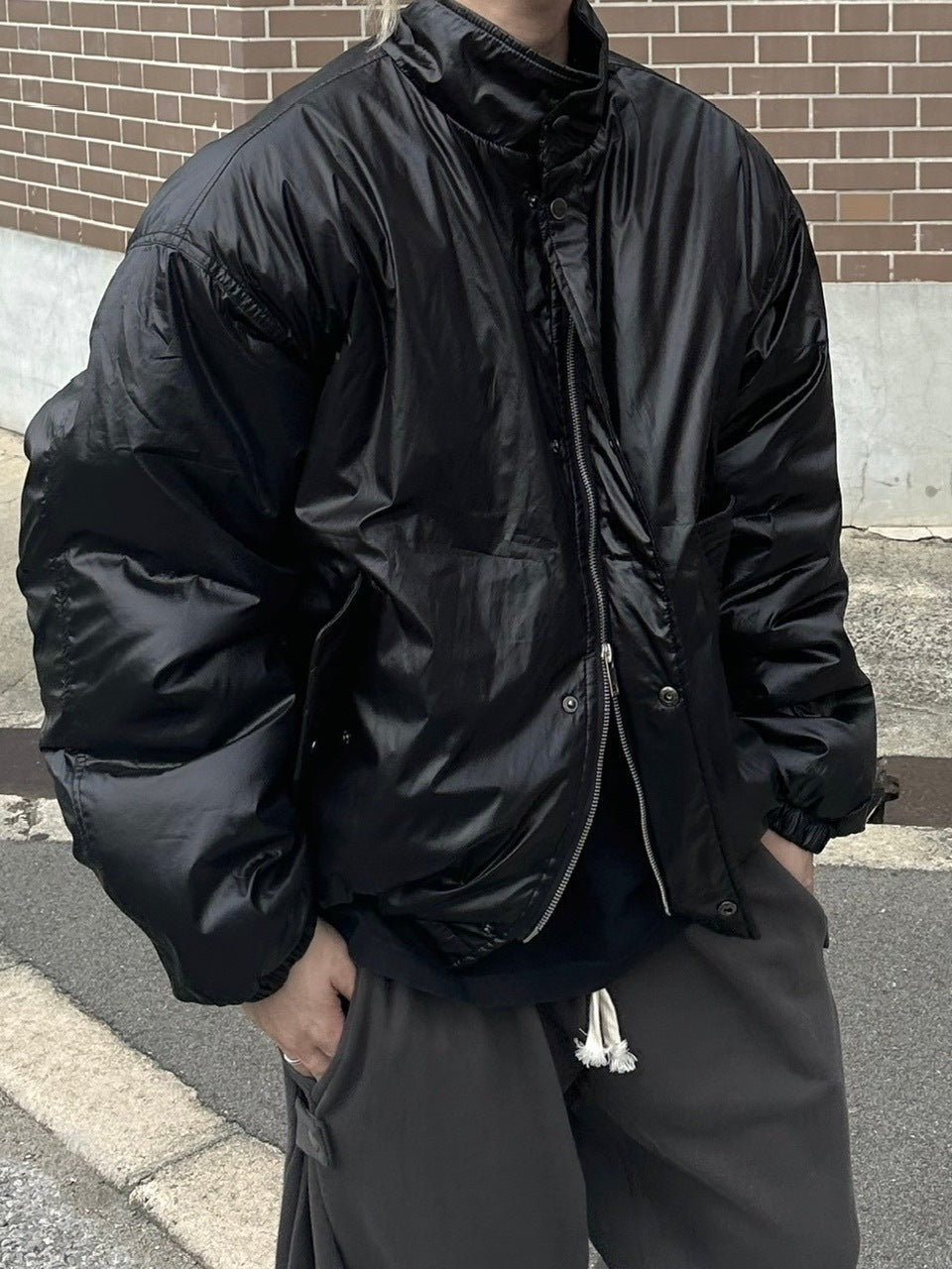 【Chikashitsu +】unisex padding blouson (4color) / 【チカシツプラス】ユニセックスパディングエムエーワン長袖ブルゾン
