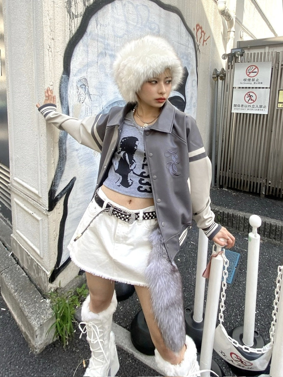 受注制【Never mind the XU】fur hat (5color)