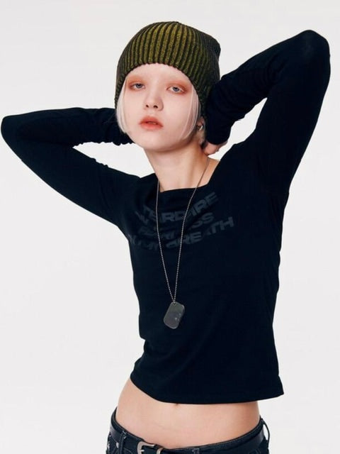 【runningHIGH】GLITTER LOGO TWO TONE BEANIE