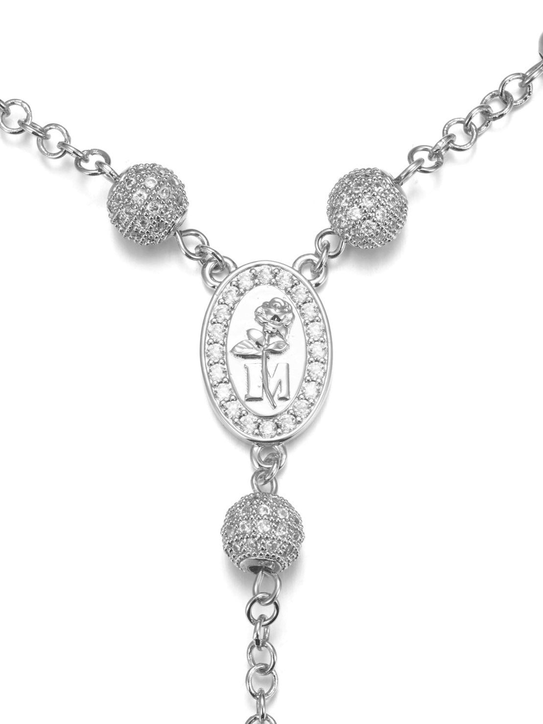 【MR. ENJOY DA MONEY】Sword and rose necklace