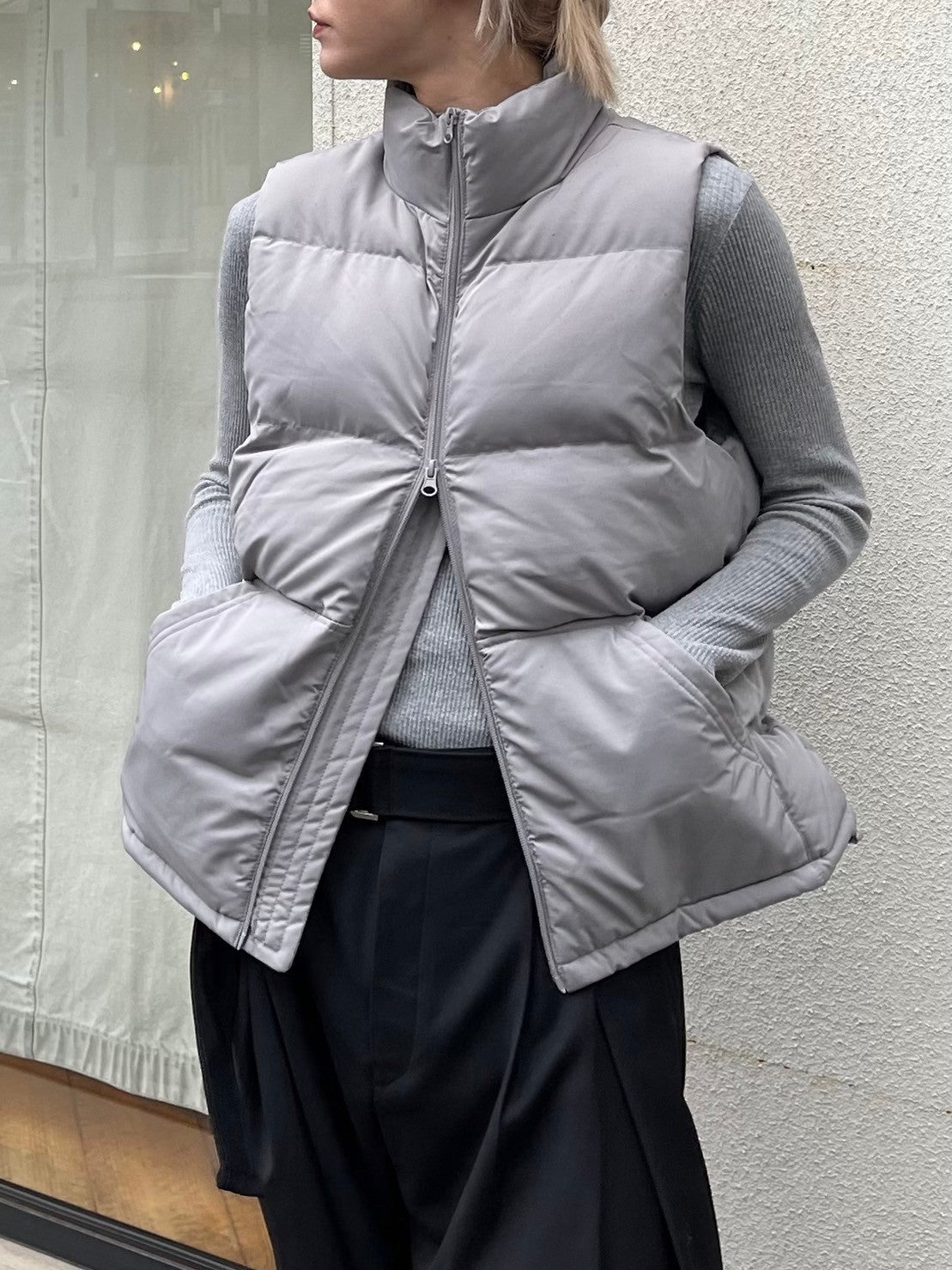 受注制【Chikashitsu +】padded vest (5color)