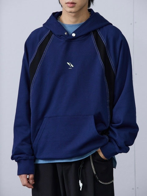 【ARCH by ROARINGWILD】STITCH PATCHWORK HOODIE