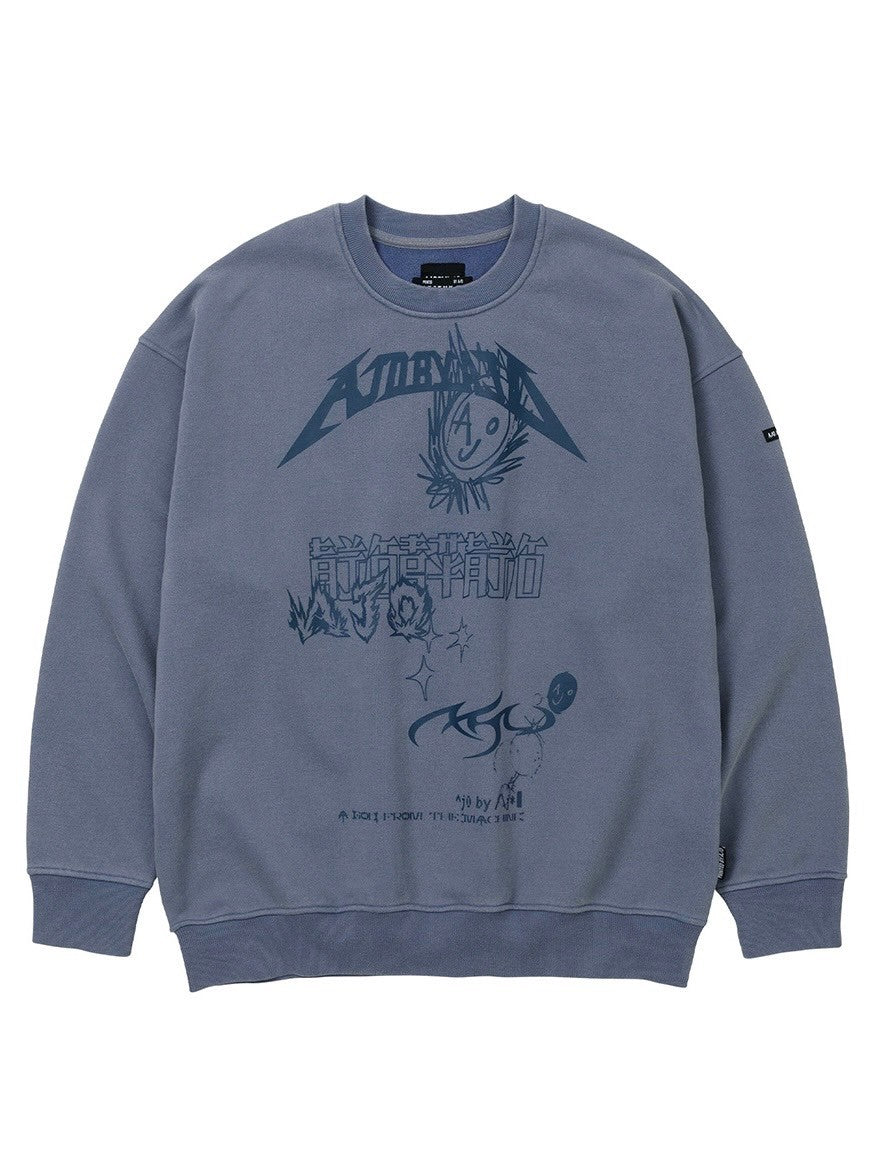 【AJOBYAJO】AJOLICA Collage Sweatshirt