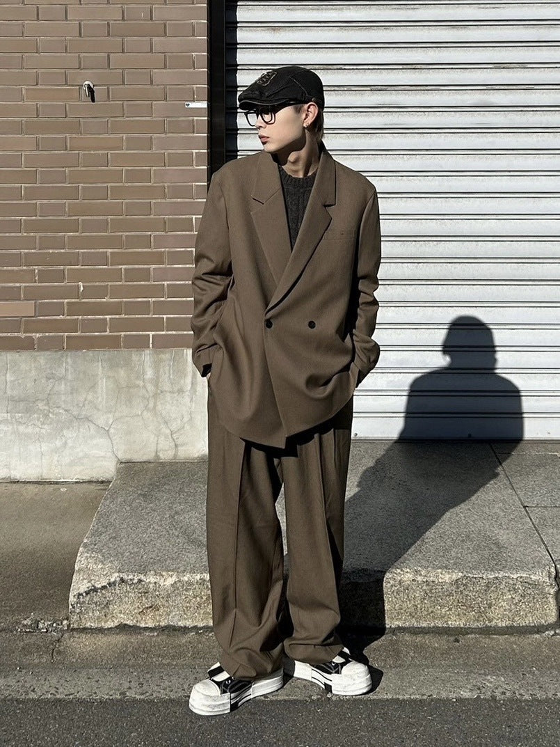 受注制【Chikashitsu +】set up belt slacks (3color)