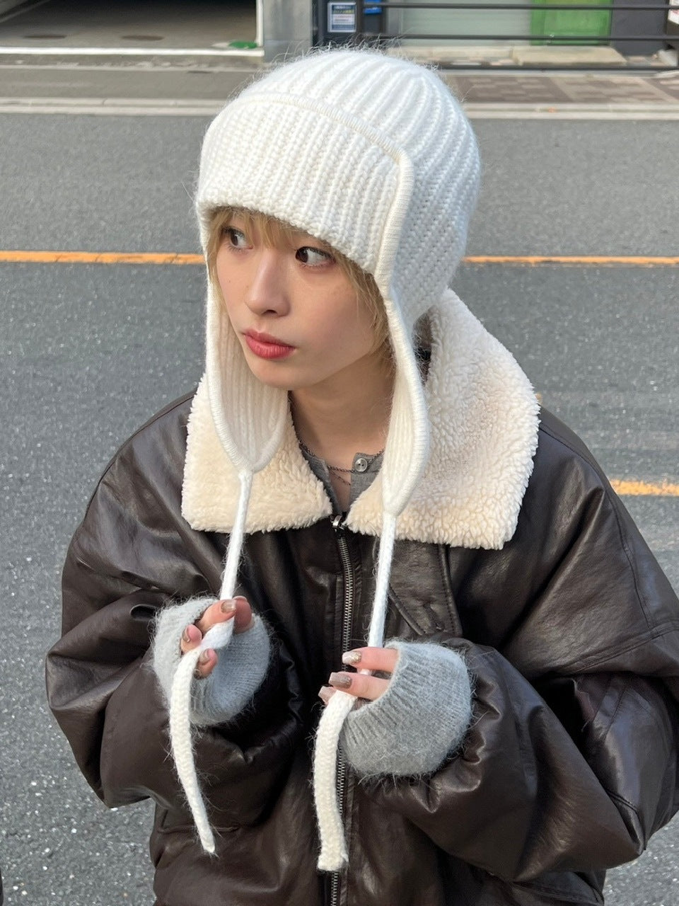 受注制【Chikashitsu +】flight knit cap (5color) – PRESSING WEB SHOP