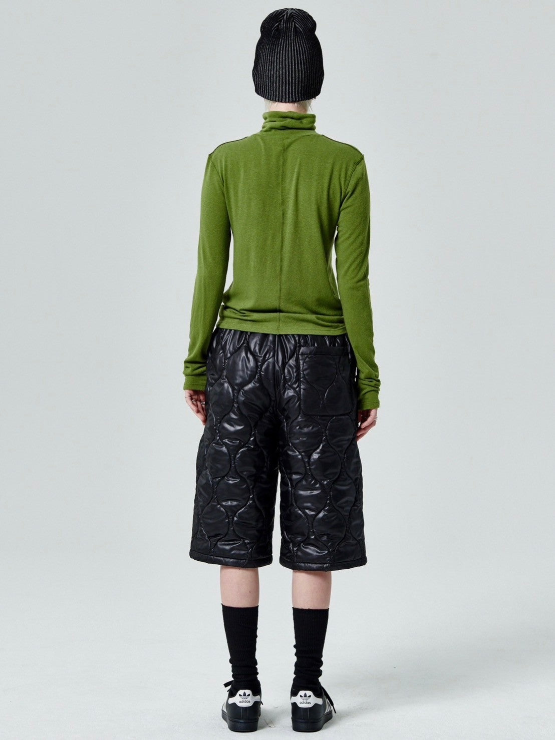 【runningHIGH】ANGORA GAUZE TURTLENECK TOP