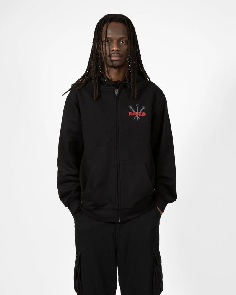 【WASTED PARIS】HOODIE ZIP STAKE
