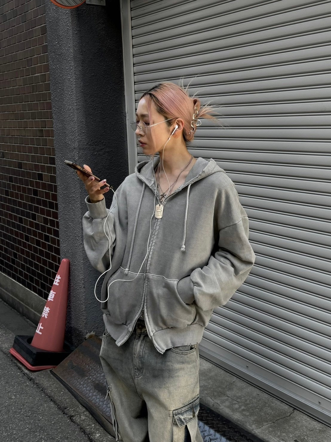 受注制【Chikashitsu +】square eyeglasses / 【チカシツプラス】スクエアアイグラスメガネ