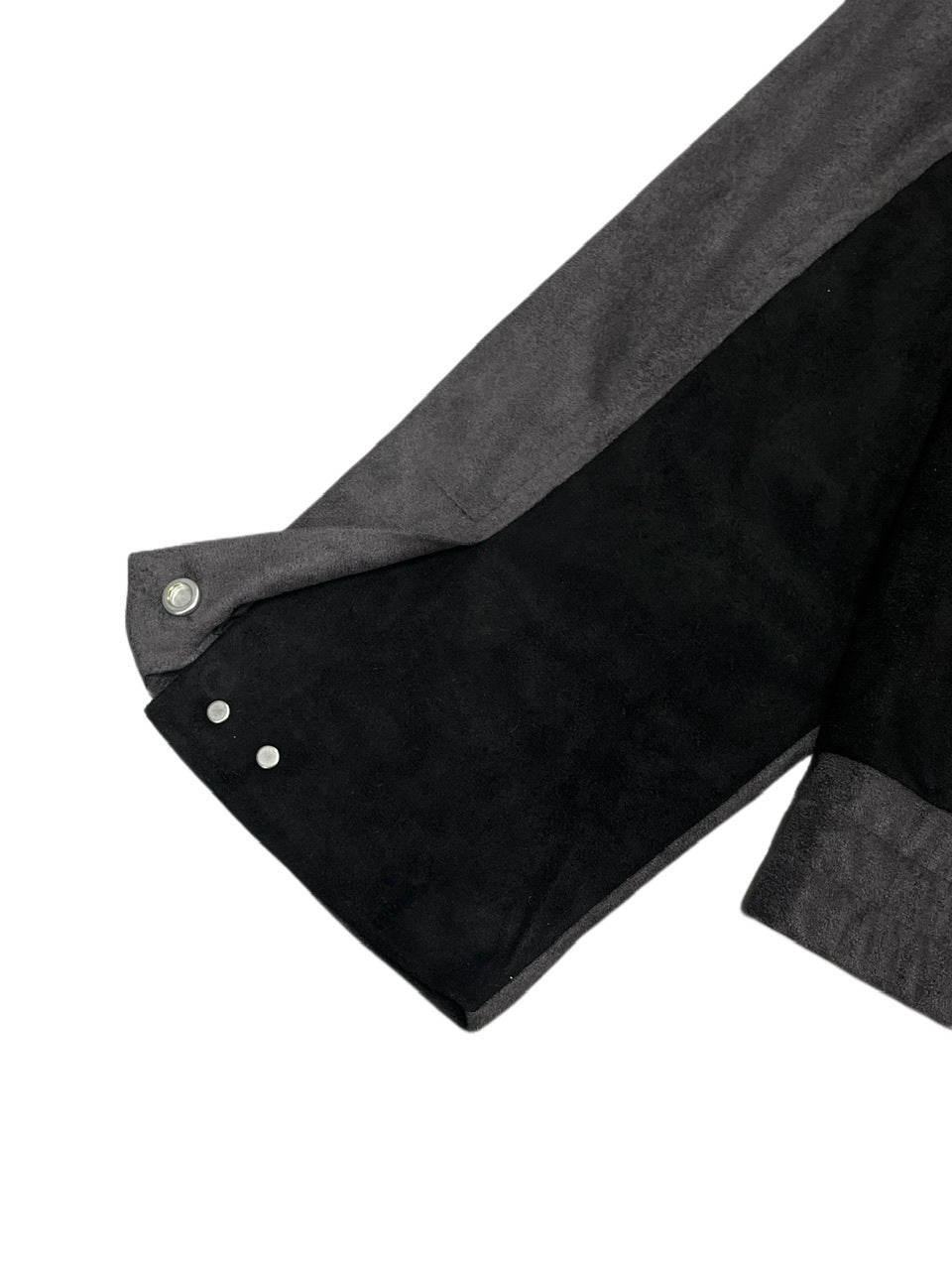 受注制【Never mind the XU】rivet suede biker jacket