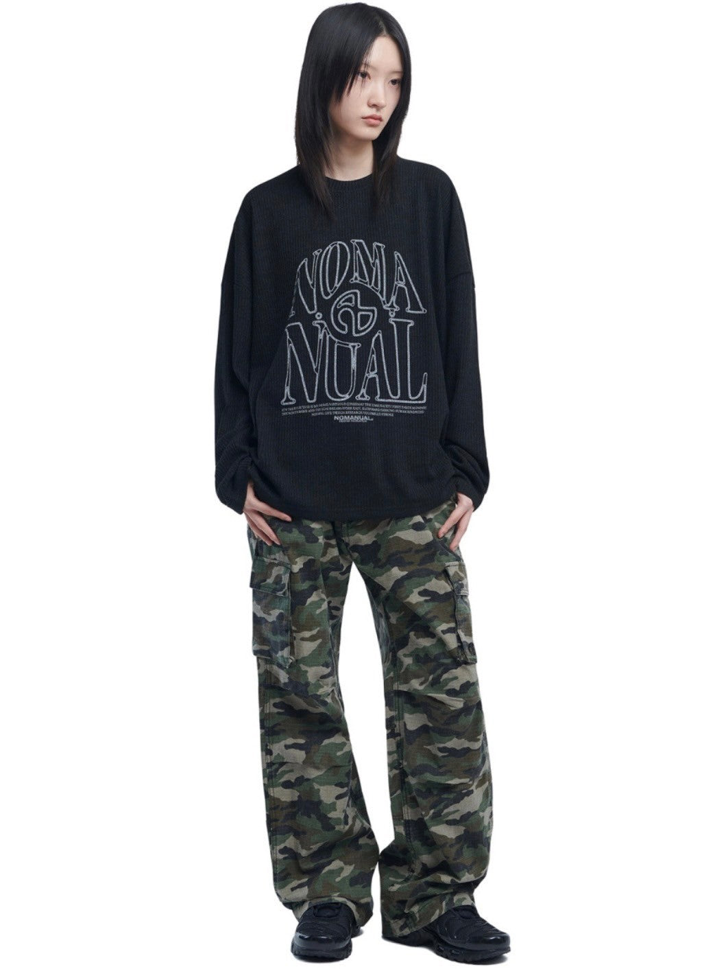 【NOMANUAL】S.N.A KNIT LONG SLEEVE