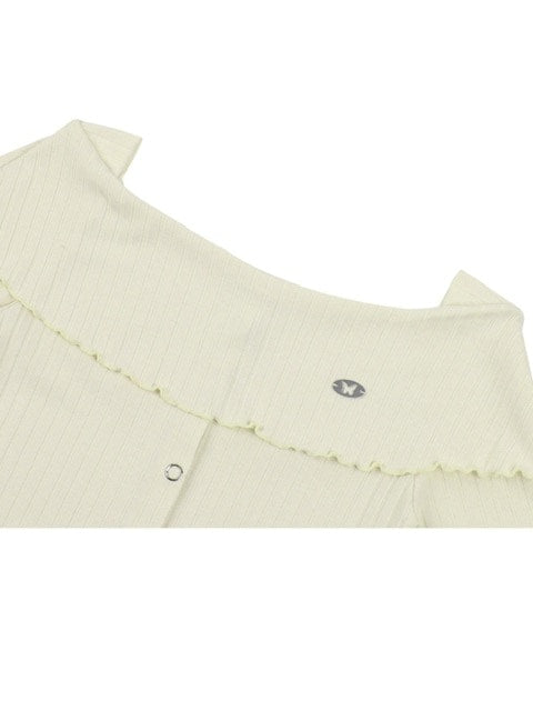 【FANCY CLUB】HEIDI KNITTED OFF-SHOULDER