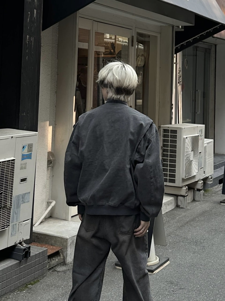 大阪店WEB限定受注制【Chikashitsu +】pigment MA-1 blouson