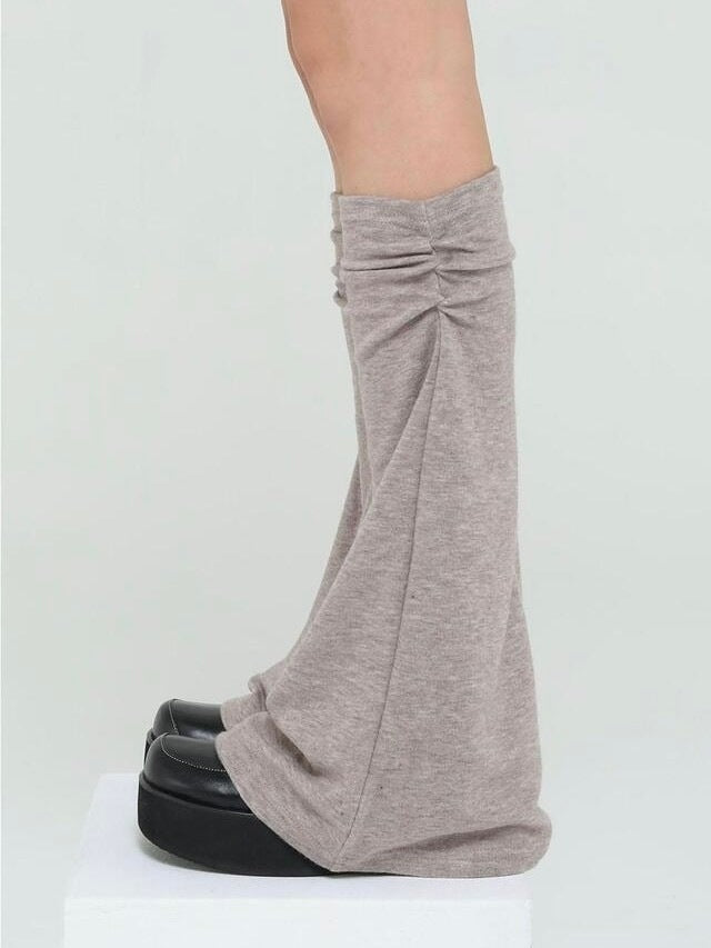 【Uglyshadow】SOFT SHIRRING LEG WARMER