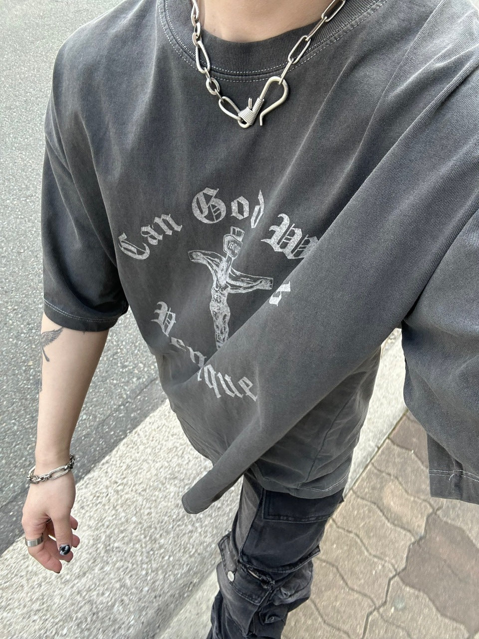 大阪店WEB限定【Chikashitsu +】original chain bracelet