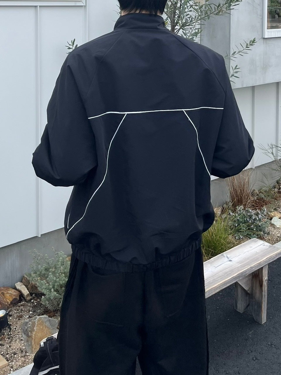 受注制【youll】piping nylon jacket (2color)
