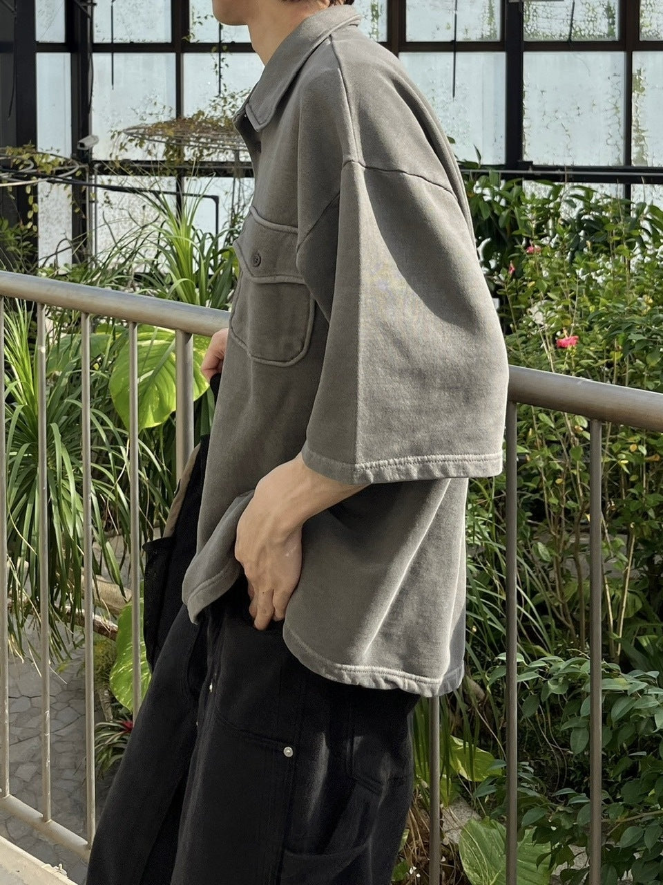 受注制【youll】pigment polo shirt (2olor)