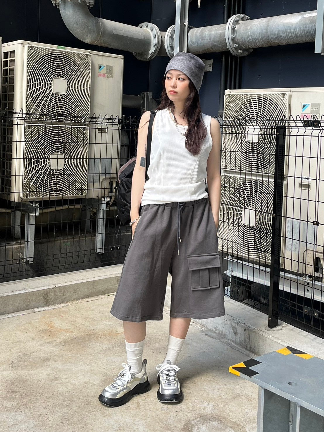 受注制【nmtc +】tight tank top (3color)